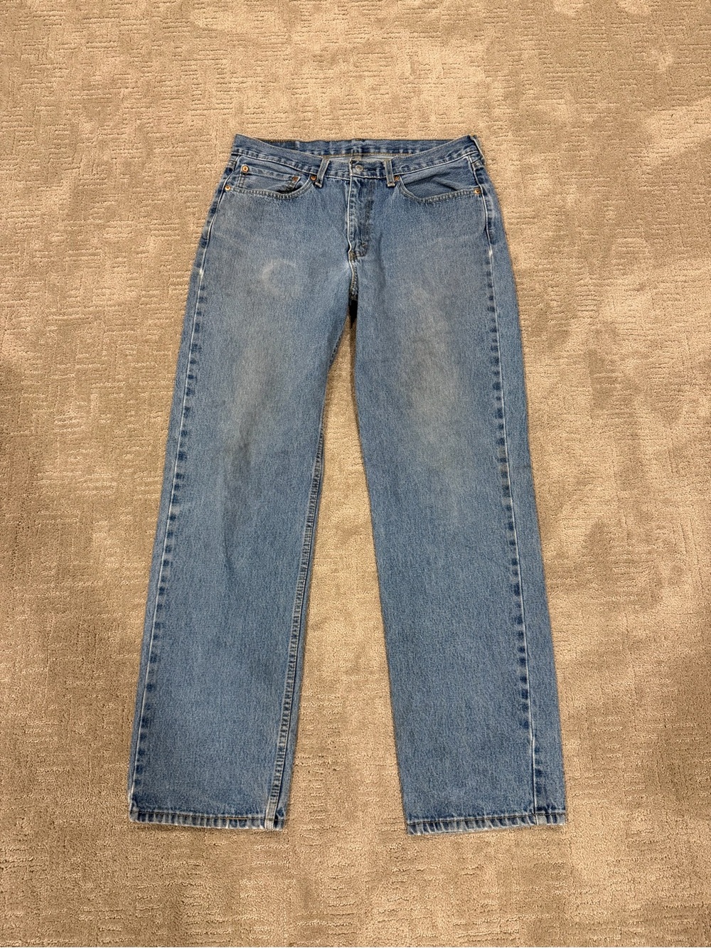 Levi & Strauss Men's‎ 550 34x34 Jeans Light Blue Denim